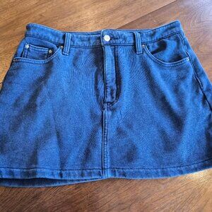 Gap French Terry Denim Skirt